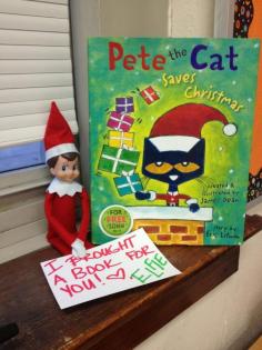 
                        
                            Elf on the Shelf brings a book
                        
                    