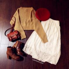 
                        
                            Fancy Yarn Crop Sweater
                        
                    