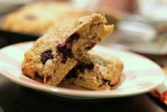 {Blueberry Oatmeal Scones}