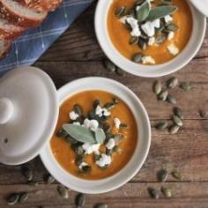 
                        
                            Butternut Squash Soup with Goat Cheese
                        
                    