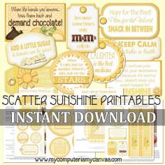 Scatter Sunshine Box of Sunshine  by mycomputerismycanvas on Etsy, $5.00