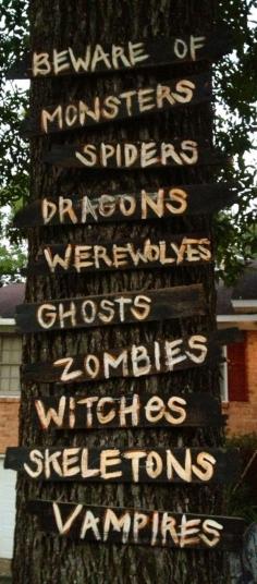 Awesome... bet I could do this with single pallet boards for Halloween!