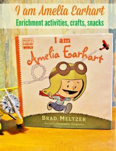 
                        
                            I am Amelia Earhart (by Brad Meltzer) UNIT STUDY SERIES for homeschool or preschool - teacher ideas for snacks, crafts, activities, games and more
                        
                    