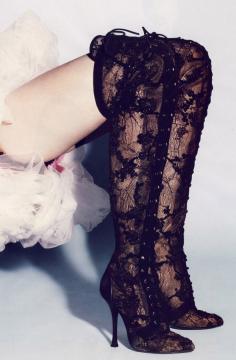 
                        
                            Lace Knee Boots / Sergio Rossi
                        
                    