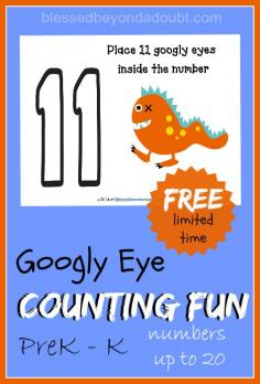
                        
                            A super FUN way to practice number recognition and counting. These baby monsters are so cute and are nothing scary.
                        
                    