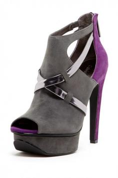 
                        
                            Karine Side Cut-Out Platform Bootie
                        
                    