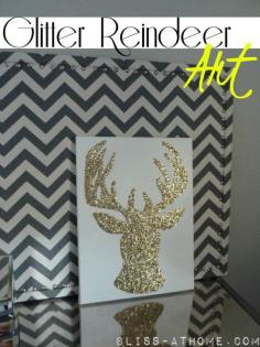 
                        
                            DIY Glitter Reindeer Art
                        
                    