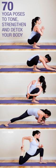 70 yoga poses to get you in shape!