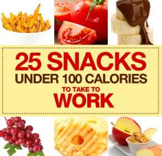 
                        
                            25 Snacks Under 100 Calories to Take to Work!  #snacks #worksnacks #100calories
                        
                    