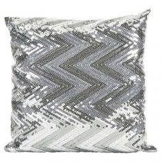 Curator Note: This pillow proves sequins aren't just for discos and dance floors. Pair it with your leather sofa to add some girly glam, or group it with met...