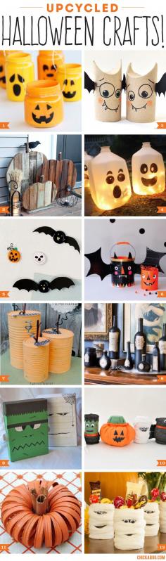 
                        
                            Upcycled Halloween crafts and decor #upcycle #halloween #upcycling
                        
                    