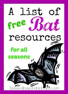 
                        
                            A List of FREE Bats Lesson Plans and Resources - Blessed Beyond A Doubt
                        
                    