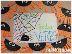 
                        
                            The Bubbly Blonde: Spider Verbs {Freebie}
                        
                    