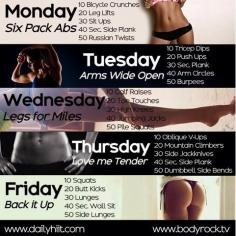 
                        
                            5 Day Total Body Workout
                        
                    