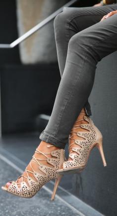 
                        
                            Lace up heels
                        
                    