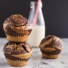 Banana Marble Muffins