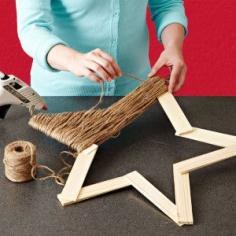 
                        
                            DIY Homemade star, Christmas Decoration. There are all sorts of great Christmas crafts on this site
                        
                    
