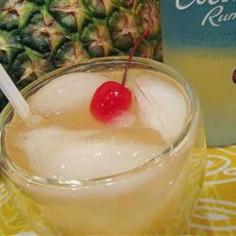 Tanning Bed Drink Recipe Beverages, Cocktails with rum, pineapple juice, cocktail cherries