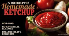 
                        
                            8 simple ingredients to make some tasty ketchup.
                        
                    