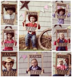 
                        
                            WANTED poster made from a cardboard box. Perfect photo booth prop for a western theme party
                        
                    