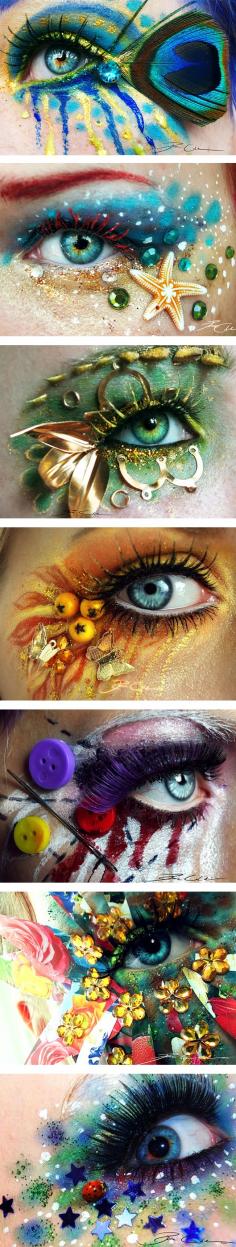 Stunning Eye Make-Up Art! Can't get over how awesome these are!