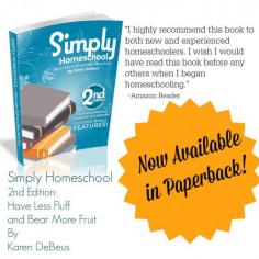 
                        
                            This book includes the original nuggets of wisdom from the original Simply Homeschool, but with SO much more! New Simply Preschool chapter Reduce Clutter- Physical and Mental Homeschooling Multiple Ages Scheduling Choosing Curriculum Meal Planning Bonus features: One Week To Simplifying Plan Tips for Homeschooling Multiple Ages And More!
                        
                    