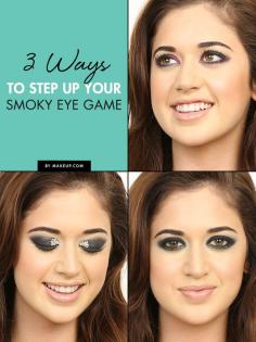 By now you've mastered the smoky eye, so we think you should take on a few advanced versions. These three looks are glamorous and easy to accomplish. We'll help you step up your smoky eye game just in time for the weekend!