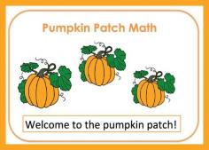 
                        
                            Early Learners Fall Themed Resources Downloads - Pumpkin Patch "Skip Counting" Math!! 1st grade level.
                        
                    