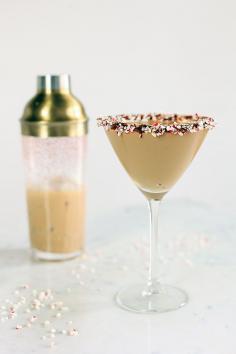 Chocolate Peppermint Bark Martini