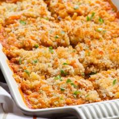 Spaghetti Squash Turkey Cheese Bake