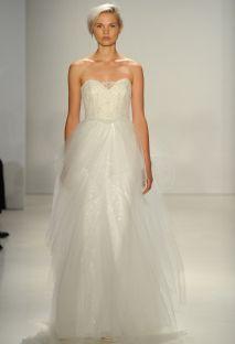 Peplum A-Line Wedding Dress | Christos Wedding Dresses Fall 2015 | Maria Valentina/MCV Photo |Blog.theknot.com