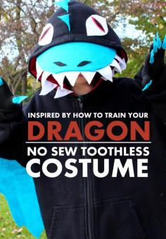 88 DIY Halloween Costume Ideas: Toothless Dragon  bit.ly/...