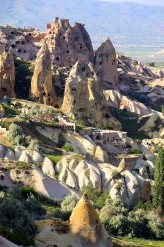 Cappadocia, Turkey is a historical region in Central Anatolia, largely in Nevşehir Province is It's a geological oddity of honeycombed hills and towering phallic boulders of otherworldly beauty.