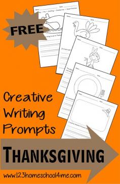 
                        
                            FREE Thanksgiving Writing Prompts for K-4th Grade #writingprompts #homeschooling
                        
                    