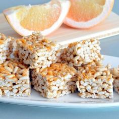 Orange Cardamom Rice Crispies