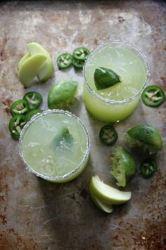 
                        
                            Sour Green Apple Jalapeno Margaritas
                        
                    