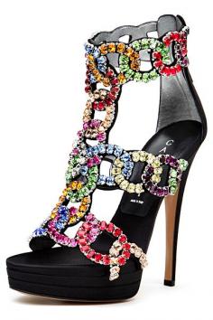 Casadei with Swarovski crystals