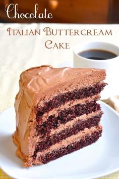 Chocolate Buttercream Cake Good chocolate cake may be the perfect dessert and this one does not disappoint, deserving to be a standard in every family recipe collection. It is the best plain chocolate frosted cake that I have ever eaten. The chocolate Italian buttercream frosting can be a bit of a challenge, especially in a …