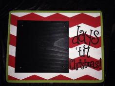 
                        
                            Chalkboard countdown till Christmas by craftsbydaniellelee on Etsy
                        
                    