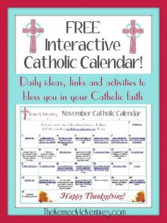 
                        
                            November #Catholic Family Calendar @Dianna Kennedy
                        
                    