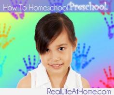 Tips and Ideas for How To Homeschool Preschool