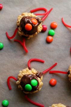 Spiders aren’t scary when they’re chocolate peanut butter flavored! These scotcheroo spiders are a fun Halloween treat that will give smiles instead of scares.