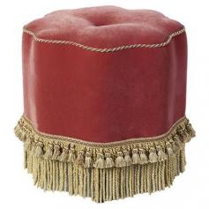 From manor-worthy rooms to boho retreats, this tufted ottoman brings a dash of elegance to any space with its scalloped silhouette and dramatic fringe trim. ...