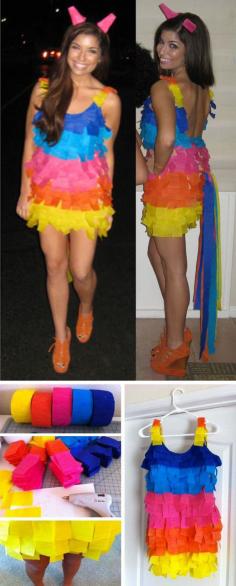 Creative Halloween Costume: DIY Piñata Costume! #diy #halloween #costume