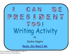 Election Themed Writing Activity