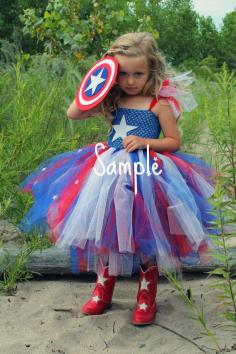 
                        
                            Captain AMerica Tutu Dress!! So Cute!
                        
                    