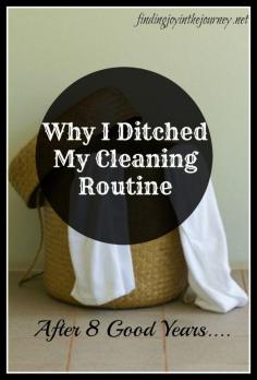 
                        
                            A cleaning routine can be good. Until it doesn't work anymore. Find out why one blogger ditched her cleaning routine and replaced it with imperfection!
                        
                    