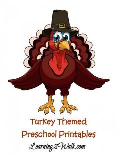 turkey themed preschool printable