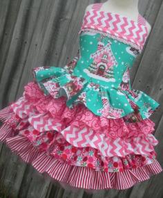 Made to Order Custom Boutique Girl Ruffles by hottotscoolkids2