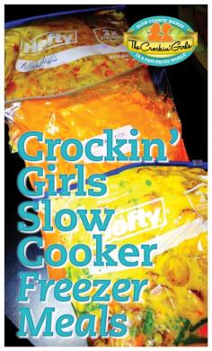
                        
                            Crockin' Girls slow cooker freezer meals! So simple and delicious. www.crockingirls....
                        
                    